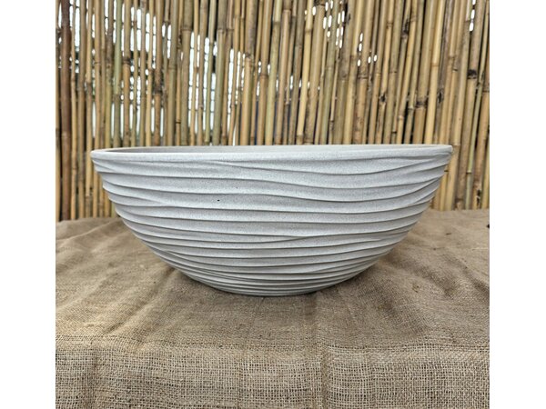 Deco schaal Ydia  Rond taupe (Ø 50 H 20)