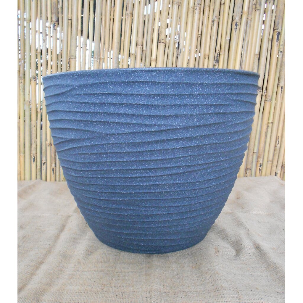 Bloempot Sylt kleur grijs (H38cm Ø50cm)