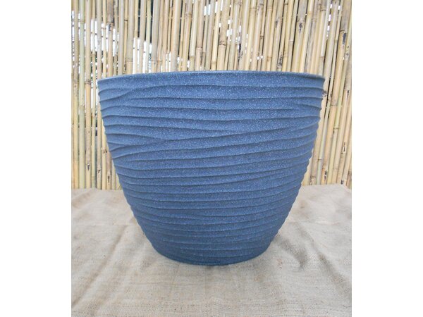 Bloempot Sylt kleur grijs (H38cm Ø50cm)