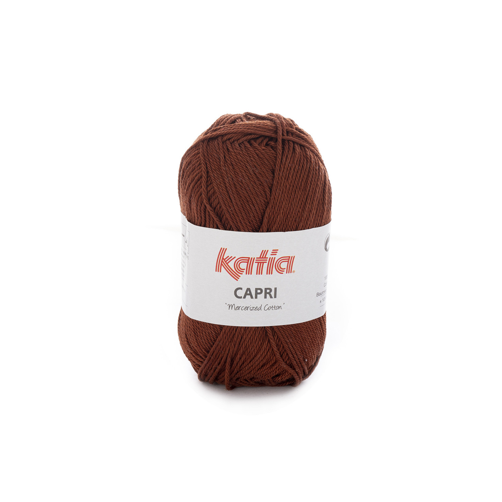 Katia Katia Capri - kleur 162 Koperbruin - bundel 5 x 50 gr. / 125 m. - 100% katoen
