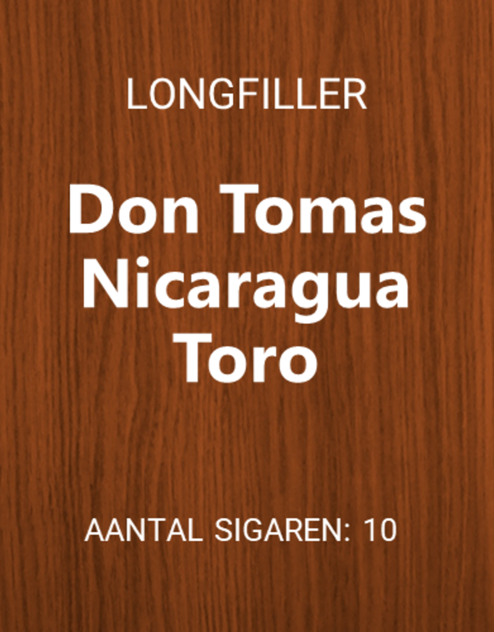 Don Tomas Nicaragua Toro