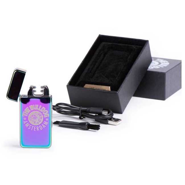 The Bulldog Amsterdam The Bulldog Plazmatic Lighter - Rainbow