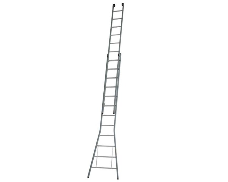 Dirks Opsteekladder 2x14 (Gecoat)