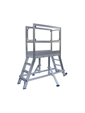 Solide Mobiel Werkplatform Dubbel 2x5