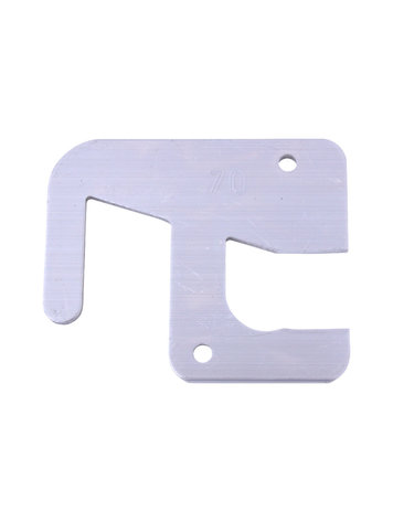 Solide Opsteekhaak 70mm