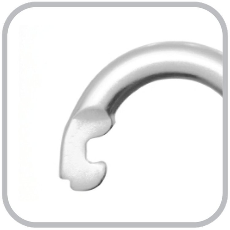 Kratos Stalen Karabijnhaak + Veiligheidskap