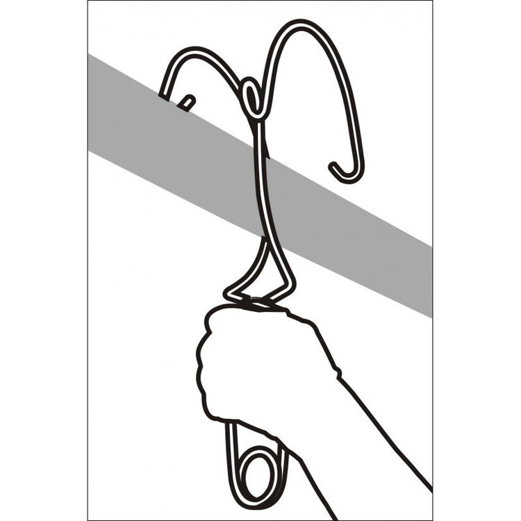 Kratos Roestvrij Stalen Ankerhaak 140 mm