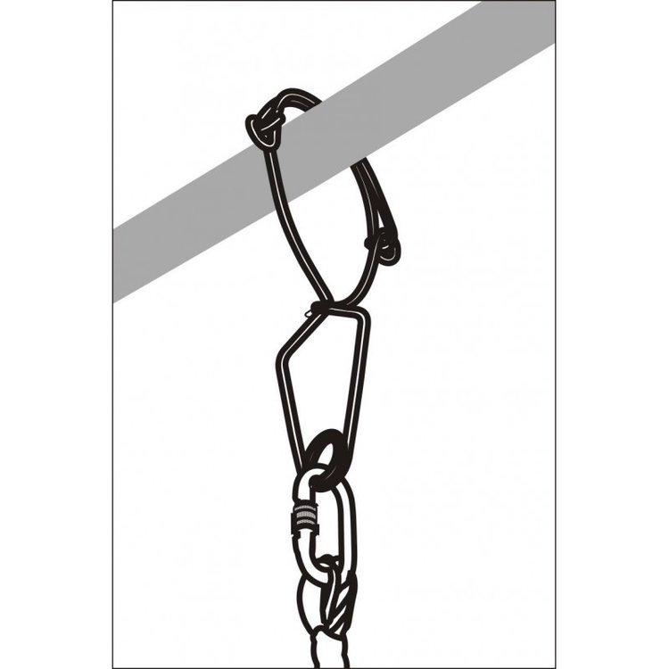 Kratos Roestvrij Stalen Ankerhaak 75 mm