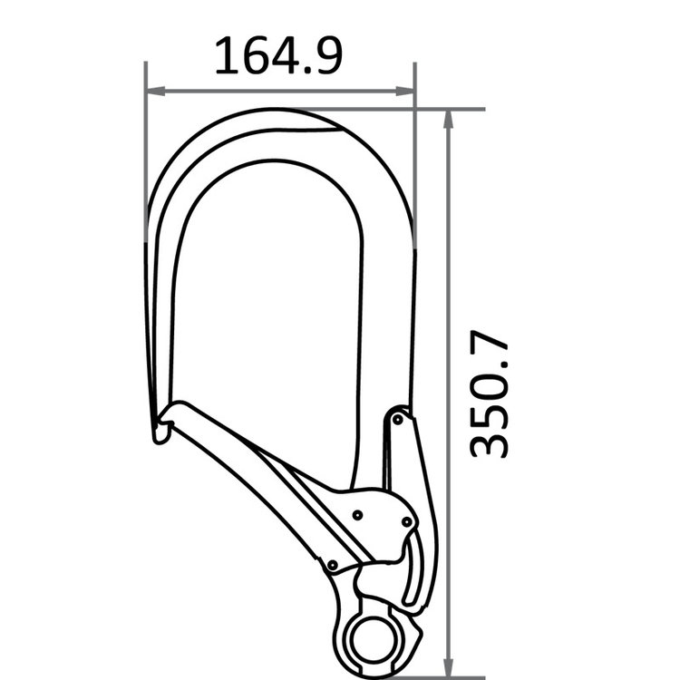 Kratos Aluminium Steigerhaak