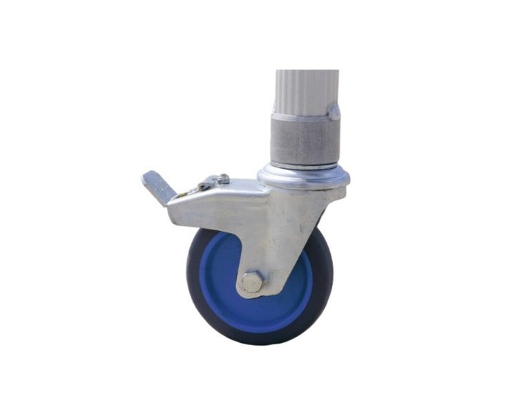 Solide Wielstaander + Wiel 125mm