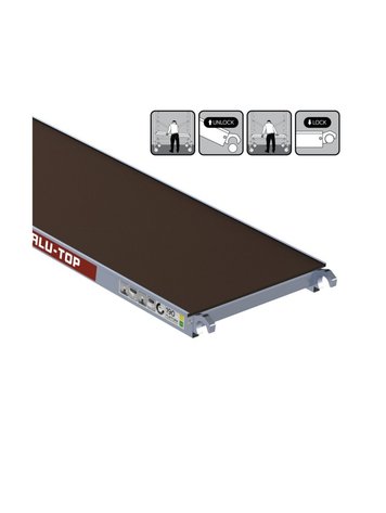 Alu-Top Platform 190 Zonder Luik