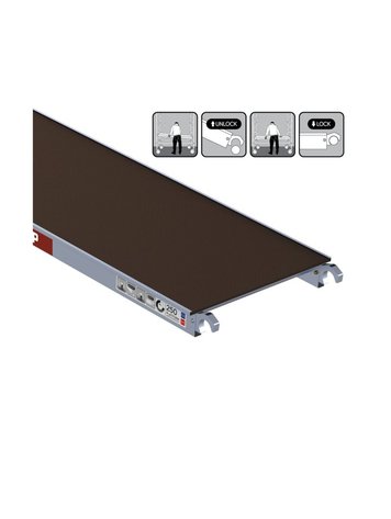 Alu-Top Platform 250 Zonder Luik