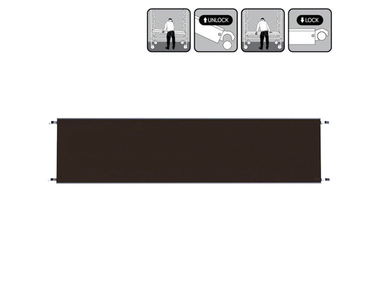 Alu-Top Platform 250 Zonder Luik