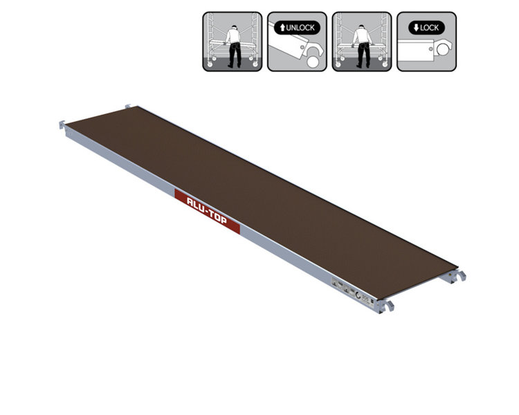 Alu-Top Platform 305 Zonder Luik