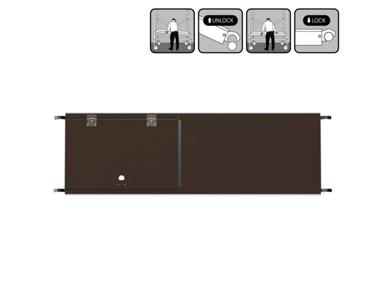 Alu-Top Platform 190 Met Luik