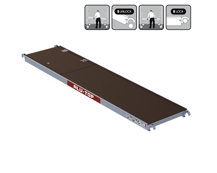 Alu-Top Platform 250 Met Luik