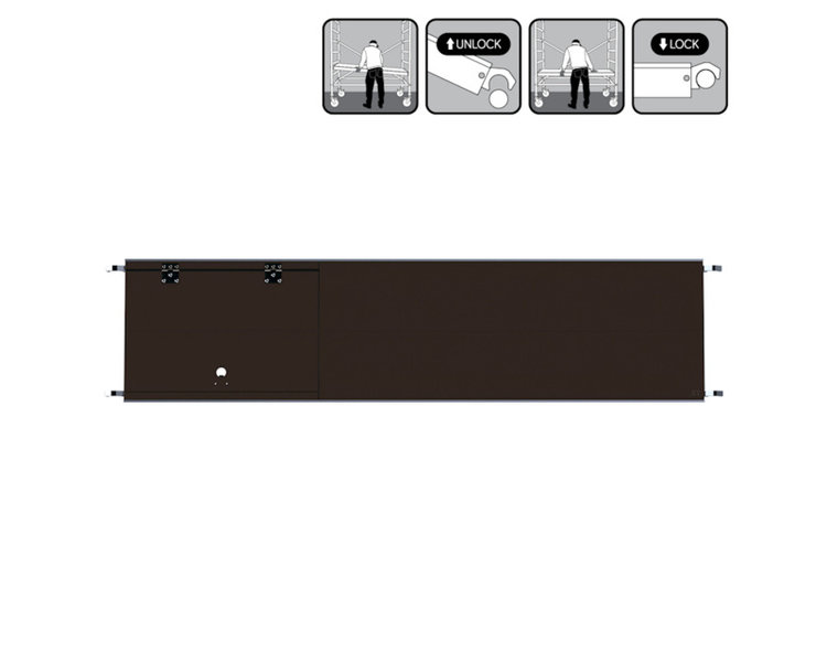 Alu-Top Platform 250 Met Luik