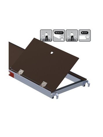 Alu-Top Platform 400 Met Luik
