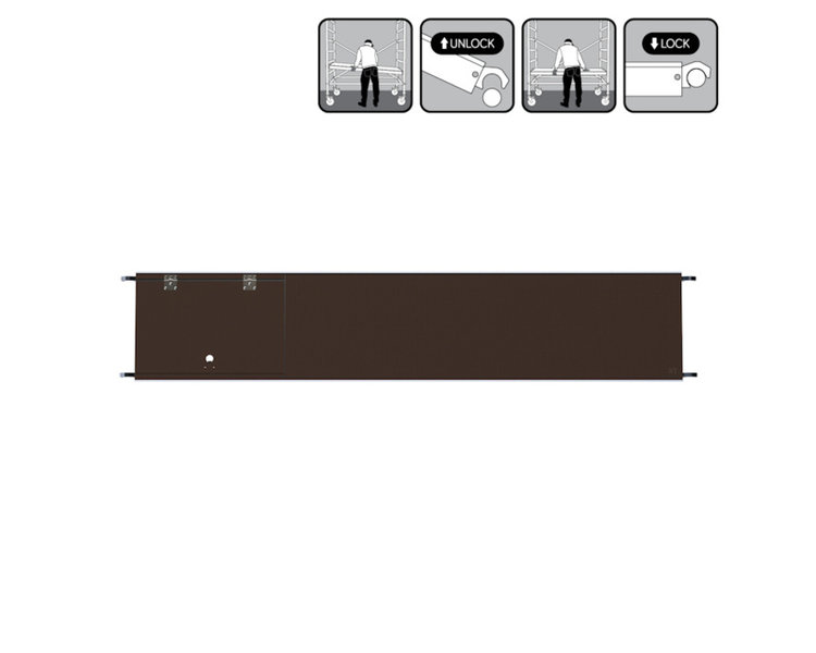 Alu-Top Platform 400 Met Luik