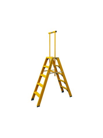 Staltor Dubbele Kunststof Trap 7 Treden (Vaste Beugel)