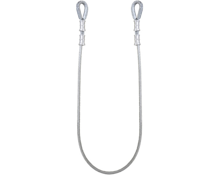 Kratos Ankerstrop Gegalv. Kabel 1 Mtr.