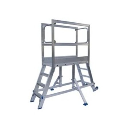 Mobiel werkplatform met dubbele toegang