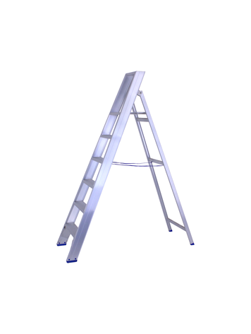 Solide Verkorte beugel Enkele Trap 6 Treden