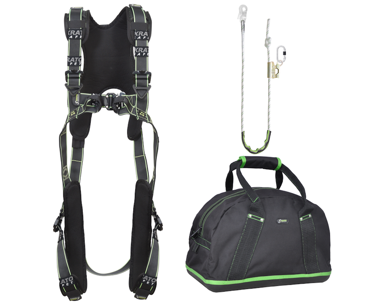 Kratos Valbeveiliging Set Comfort Werkpositioneringslijn