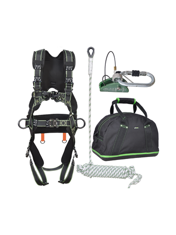 Kratos Valbeveiliging Set Comfort Afneembare Lijnklem