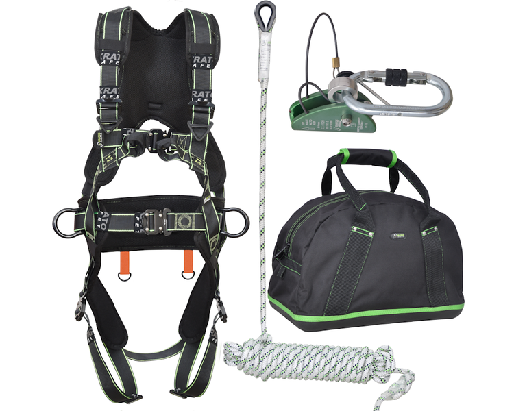 Kratos Valbeveiliging Set Comfort Afneembare Lijnklem