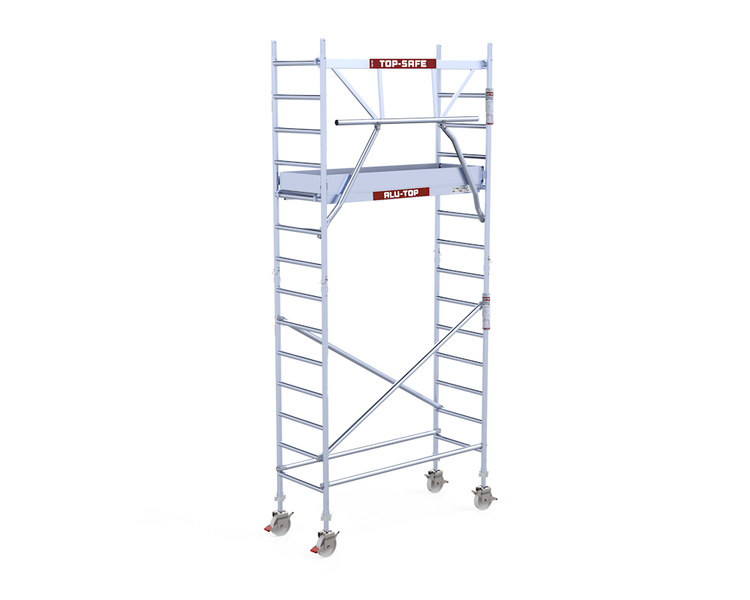 Alu-Top Rolsteiger Enkelzijdige voorloopleuning 75 X 190 X 5,20