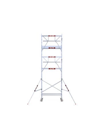 Alu-Top Rolsteiger Enkelzijdige voorloopleuning 75 X 190 X 7,20