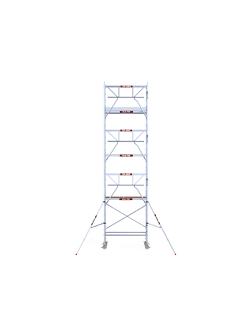 Alu-Top Rolsteiger Enkelzijdige voorloopleuning 75 X 190 X 8,20