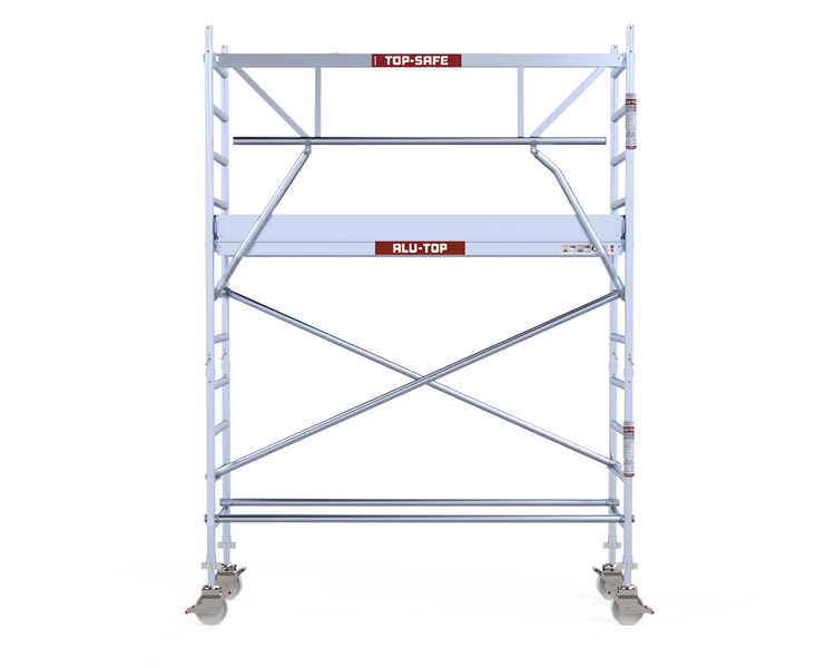 Alu-Top Rolsteiger Enkelzijdige voorloopleuning 75 X 250 X 4,20