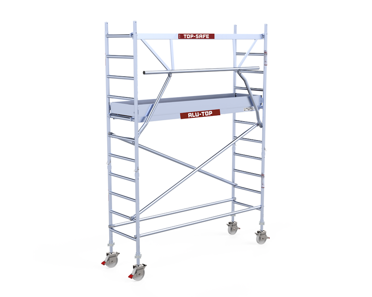 Alu-Top Rolsteiger Enkelzijdige voorloopleuning 75 X 250 X 4,20