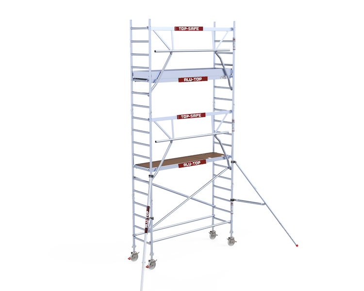 Alu-Top Rolsteiger Enkelzijdige voorloopleuning 75 X 250 X 6,20