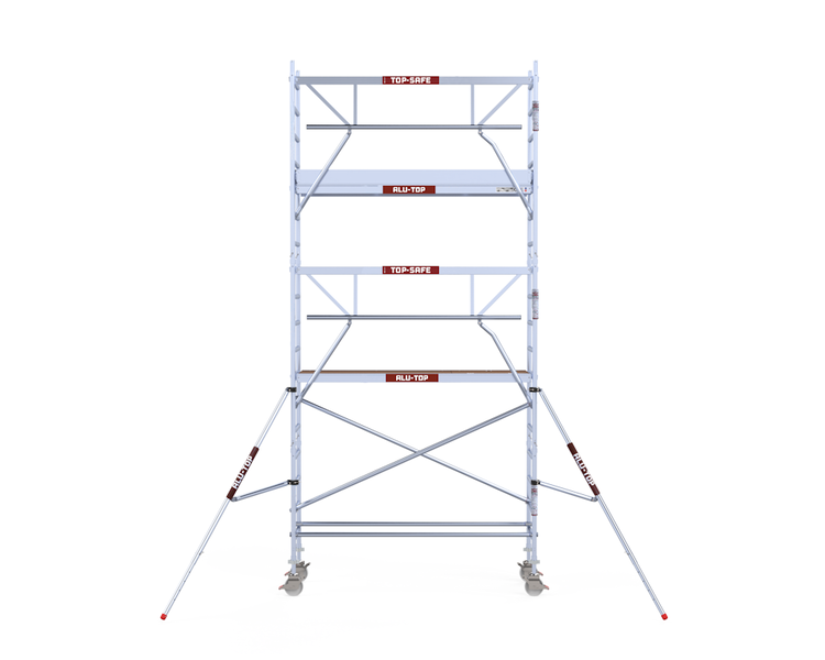 Alu-Top Rolsteiger Enkelzijdige voorloopleuning 75 X 250 X 6,20