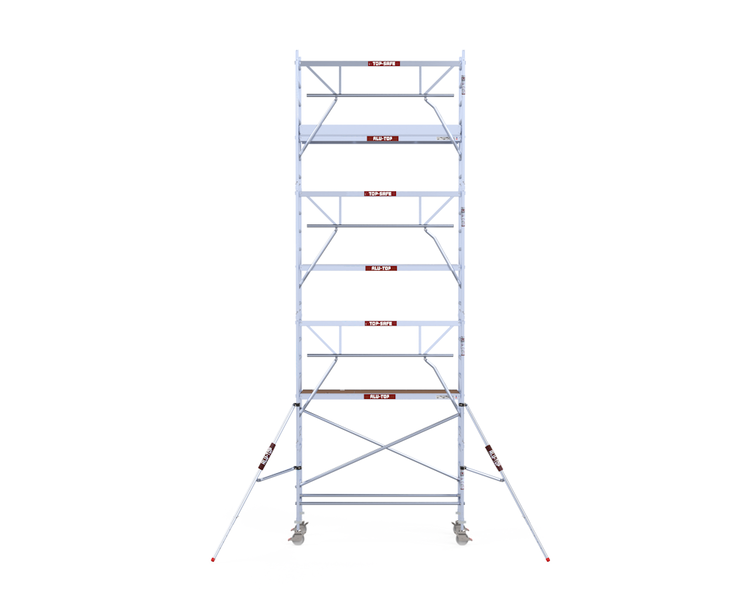Alu-Top Rolsteiger Enkelzijdgie voorloopleuning 75 X 250 X 8,20