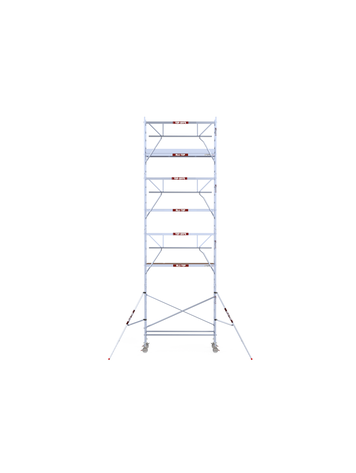 Alu-Top Rolsteiger Enkelzijdige voorloopleuning 75 X 250 X 9,20
