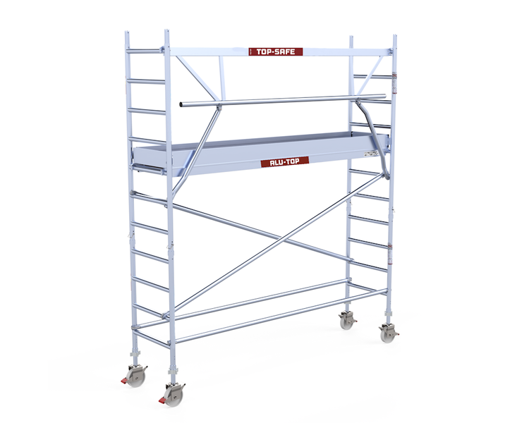 Alu-Top Rolsteiger Enkelzijdige voorloopleuning 75 X 305 X 4,20