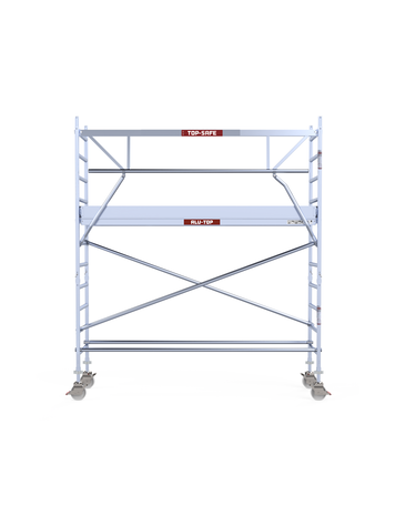 Alu-Top Rolsteiger Enkelzijdige voorloopleuning 75 X 305 X 4,20