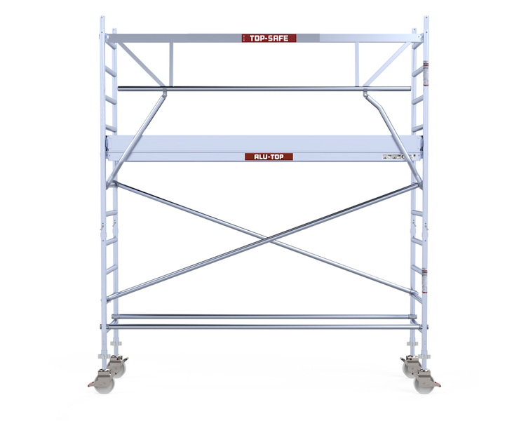 Alu-Top Rolsteiger Enkelzijdige voorloopleuning 75 X 305 X 4,20