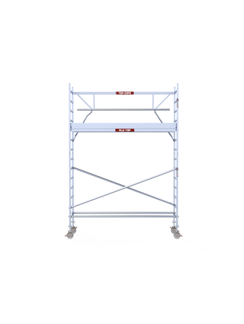 Alu-Top Rolsteiger Enkelzijdige voorloopleuning 75 X 305 X 5,20