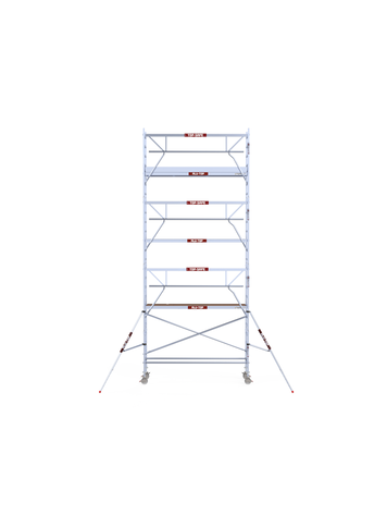 Alu-Top Rolsteiger Enkelzijdige voorloopleuning 75 X 305 X 8,20