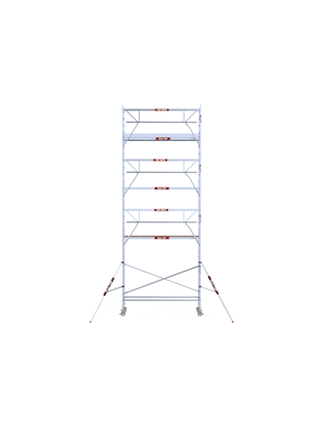 Alu-Top Rolsteiger Enkelzijdige voorloopleuning 75 X 305 X 9,20