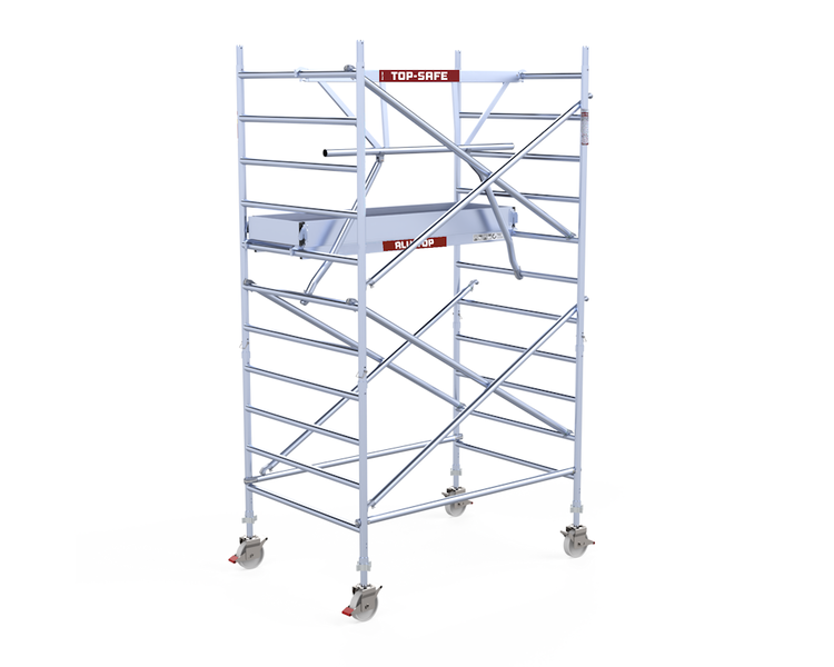 Alu-Top Rolsteiger Enkelzijdige voorloopleuning 135 X 190 X 4,20