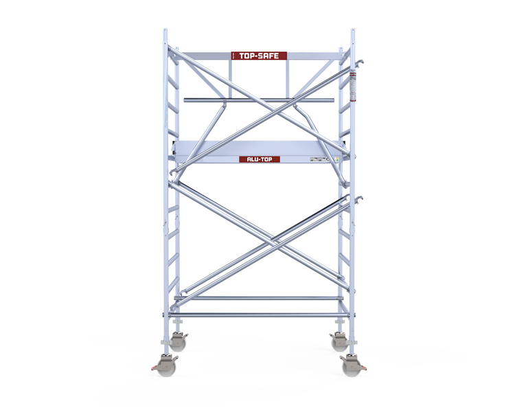 Alu-Top Rolsteiger Enkelzijdige voorloopleuning 135 X 190 X 4,20