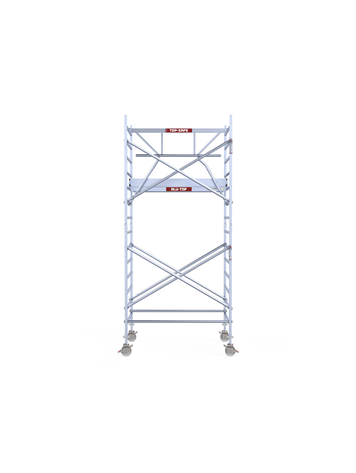 Alu-Top Rolsteiger Enkelzijdige voorloopleuning 135 X 190 X 5,20