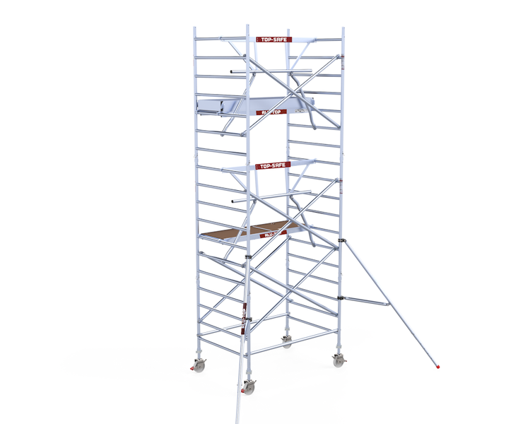 Alu-Top Rolsteiger Enkelzijdige voorloopleuning 135 X 190 X 6,20