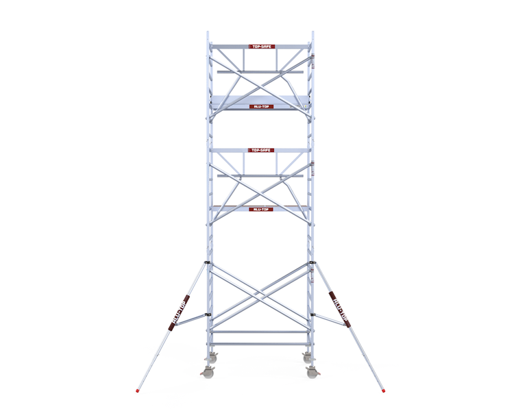 Alu-Top Rolsteiger Enkelzijdige voorloopleuning 135 X 190 X 7,20